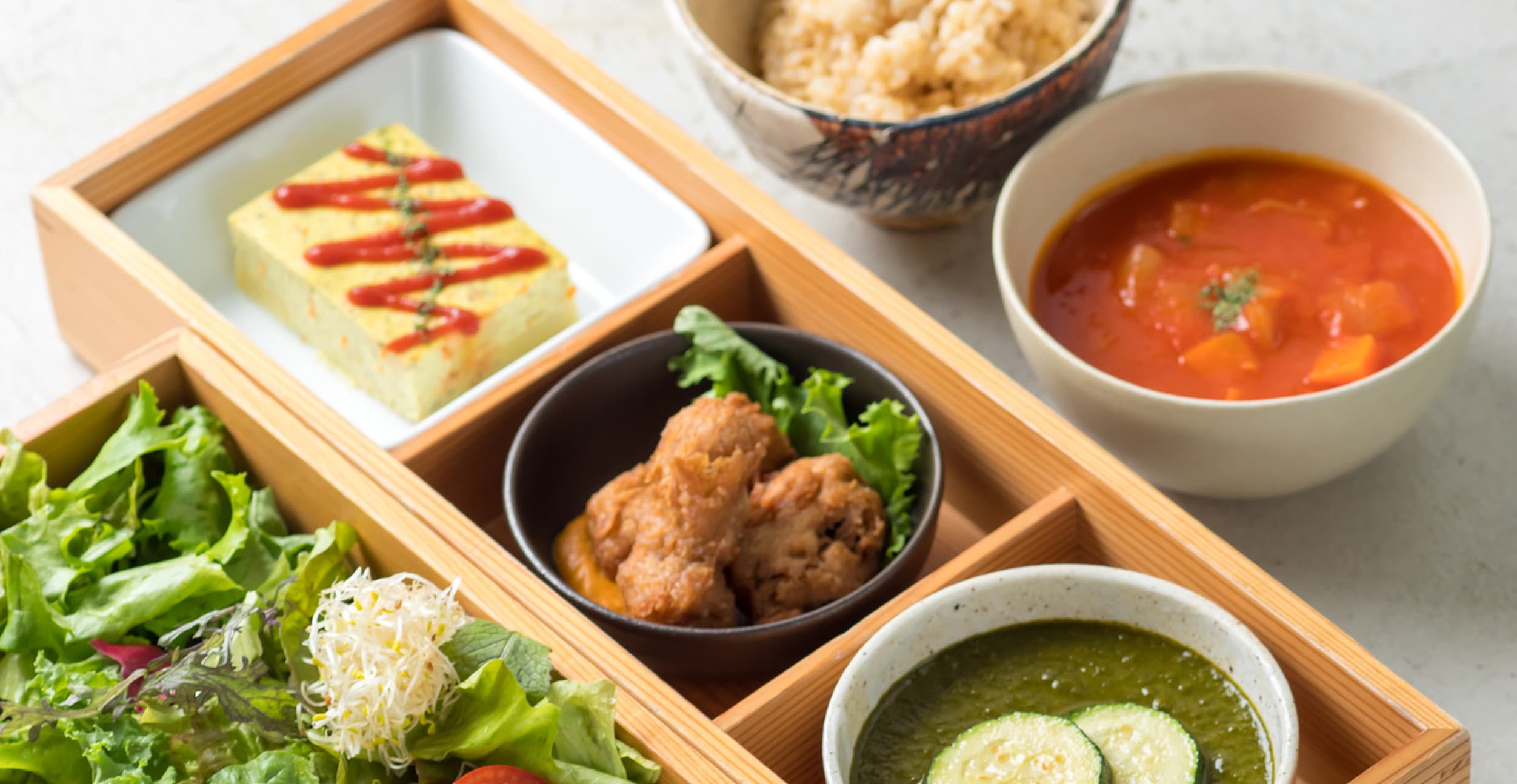 AIN SOPH. GINZA — 비건 푸딩 & 제철 채소 코스